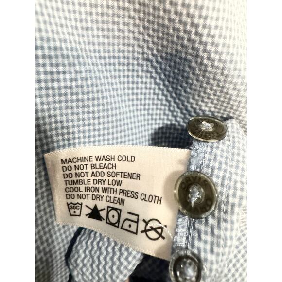 Orvis Men’s Blue Long Sleeve Fishing Shirt Size XL Vented Performance Button Up - Picture 6 of 6